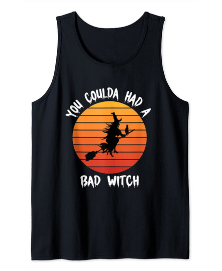 You Coulda Had a Bad Witch funny Halloween 2021 Tank Top