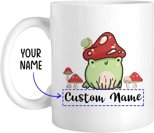 Mushroom Frog Funny Coffee Mug