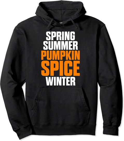 Spring Summer Pumpkin Spice Winter - Pumpkin Spice Lovers Pullover Hoodie