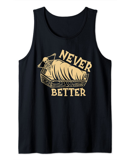 Never Better Skeleton Tank Top