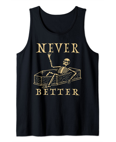 Never Better Skeleton Tank Top