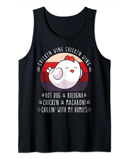 Discover Chicken Wing Chicken Wing Hot Dog & Bologna Tank Top