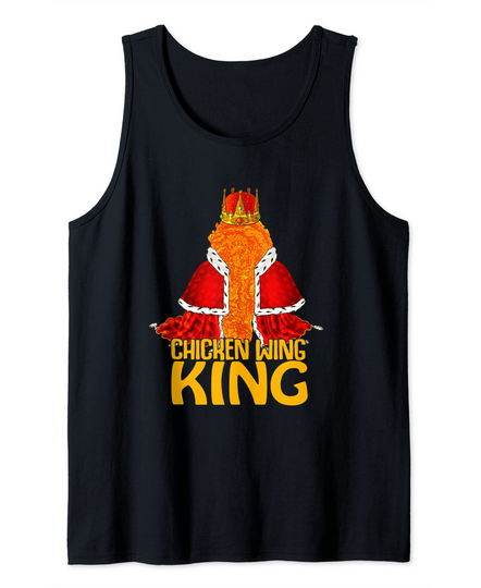 Chicken Wing Crispy Fast Food King Buffalo Wings Nuggets Tank Top