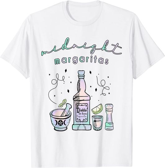Midnight Margaritas Hologram Practical Magic Halloween T-Shirt