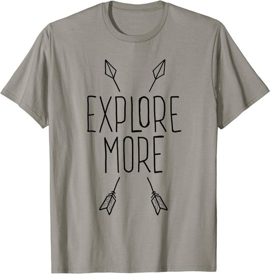 Discover Explore More Hiking Wanderlust Travel T-Shirt