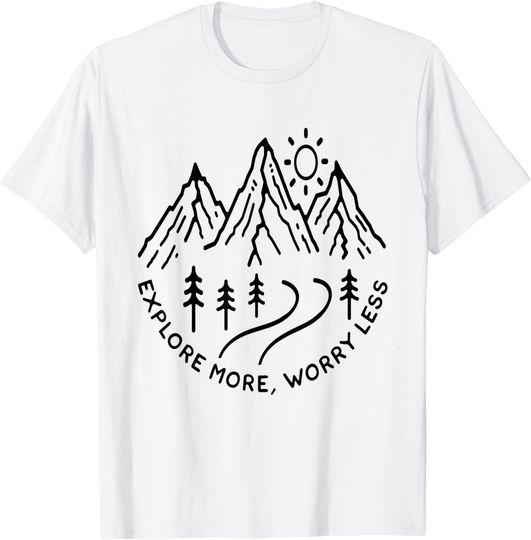 Discover Hiking Camping Mountain Travel Adventure T-Shirt