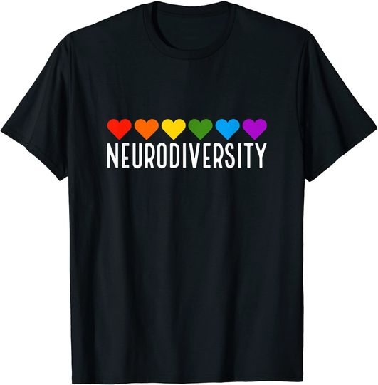 Discover Novelty Neurodiversity, Neurodivergent proud autistic shirt T-Shirt
