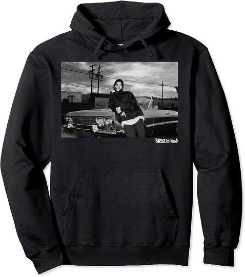 Discover Boyz N The Hood Doughboy Leaning On Impala Portrait Pullover Hoodie