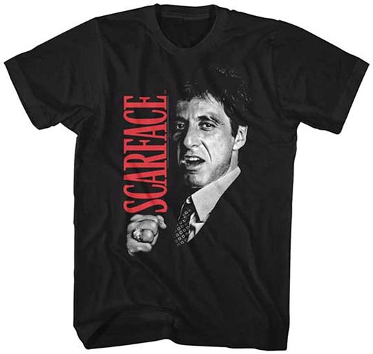 Scarface Men's Tony Close-Up Slim Fit T-Shirt