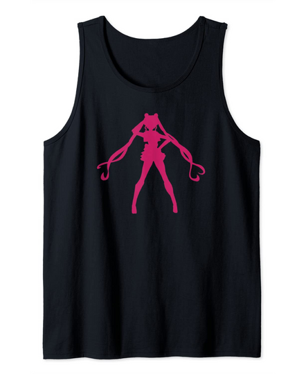 Sailor Moon Vintage Crescent Moon Planet Sailor Astronomy Tank Top