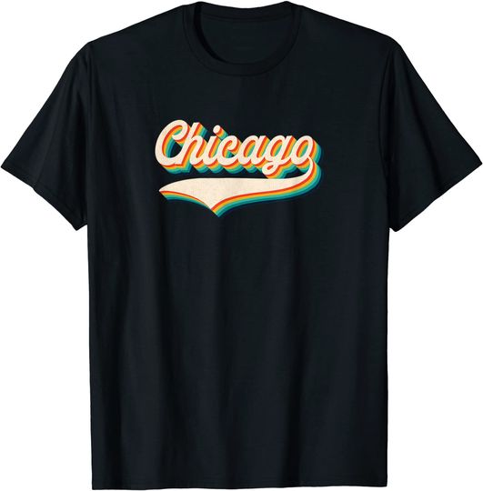 Chicago Illinois Throwback T-Shirt