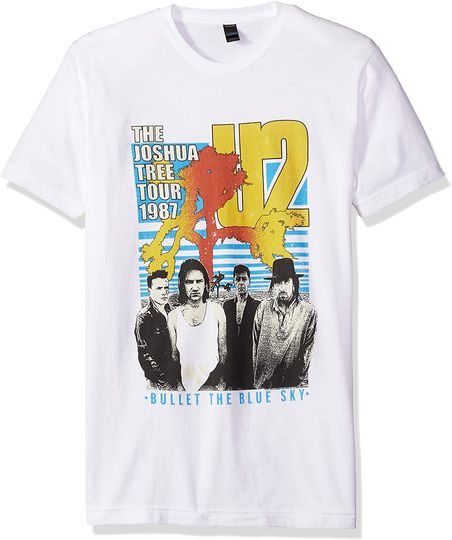 FEA U2 Bullet The Blue Sky Mens Soft T-Shirt