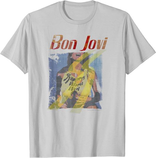 Bon Jovi Slippery When Wet Girl T-Shirt
