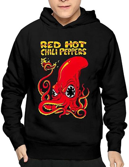 Mens Red Hot Chili Peppers Art Pullover Hoodies