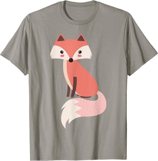 Cute Cartoon Fox Animal & Nature Lover Gift T-Shirt