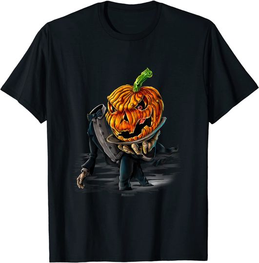 Discover Halloween T-shirt Headless Horseman / Headless Waiter T-Shirt