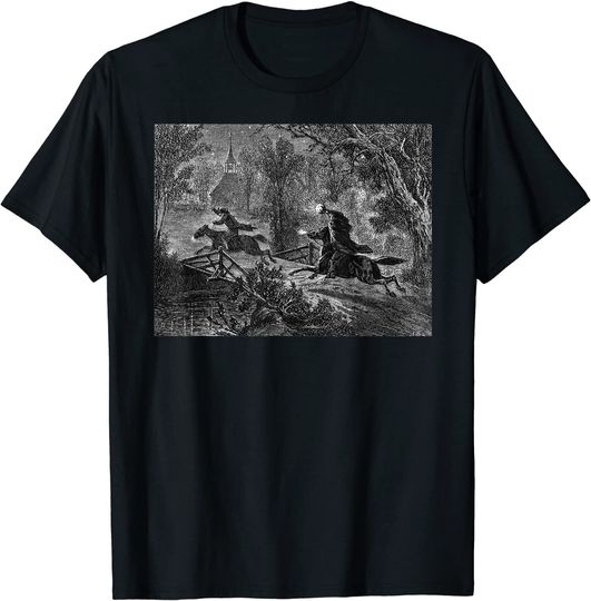 Discover Ichabod Crane Legend of Sleepy Hollow Headless Horseman T-Shirt
