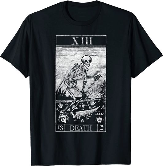 Blackcraft Vintage Death Tarot Card 13 The Reaper Mort XIII T-Shirt