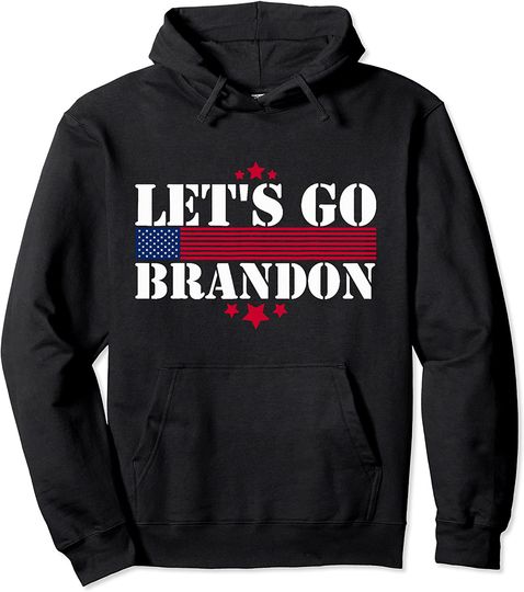 Let's Go Brandon Joe Biden Chant, Impeach Biden Pullover Hoodie