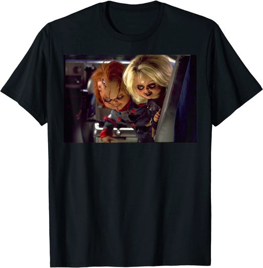 Bride Of Chucky Tiffany & Chucky Stare At Ground T-Shirt