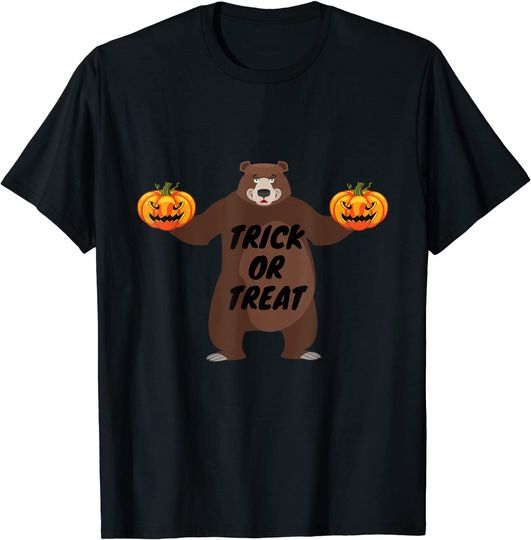 Discover Trick Or Treat Bear Halloween T-Shirt