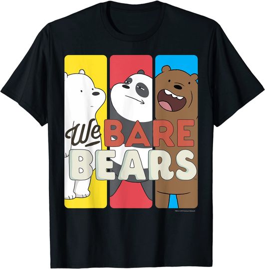 Discover We Bare Bears Panels T-Shirt