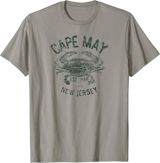 Discover Cape May, NJ, Est. 1848, Blue Crab T-Shirt