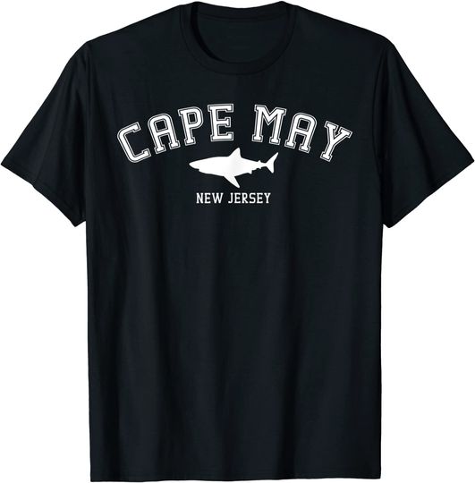 Discover Cape May New Jersey Shark Travel Gift T-Shirt T-Shirt
