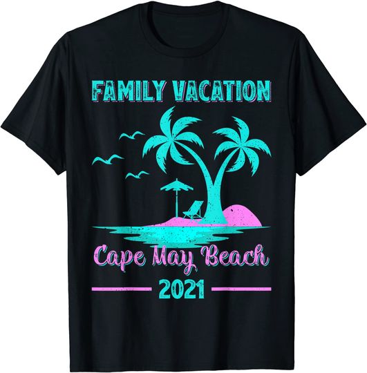 Discover Cape May Family Vacation 2021 New Jersey Beach T-Shirt
