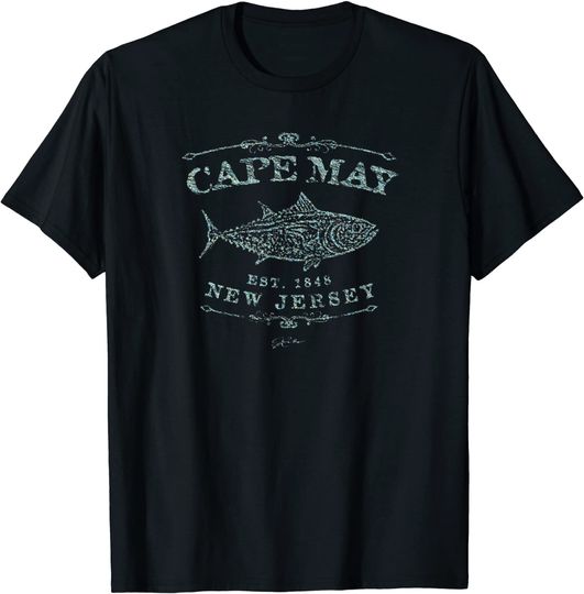 Discover Cape May, NJ, Bluefin Tuna T-Shirt