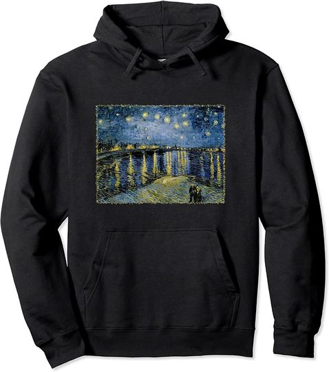 Discover Starry Night Over the Rhone Hoodie
