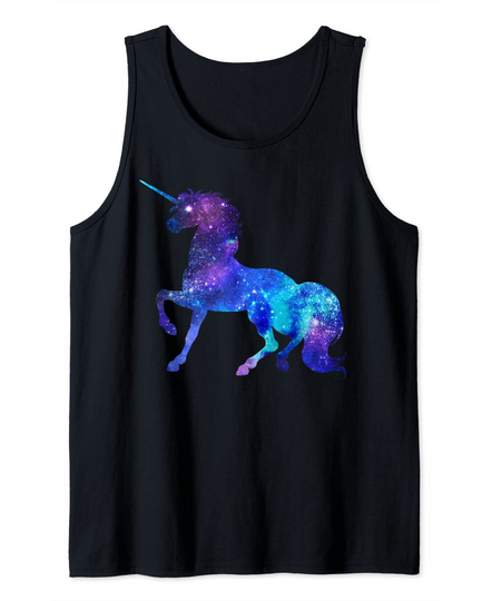 Unicorn Galaxy Squad Galactic Space Tank Top