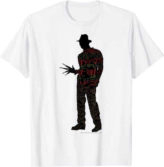 A Nightmare On Elm Street Freddy Silhouette Fill T-Shirt