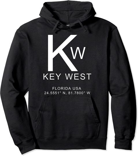 Florida Keys Conch Duval Street Key Southernmost West Buoy Pullover Hoodie