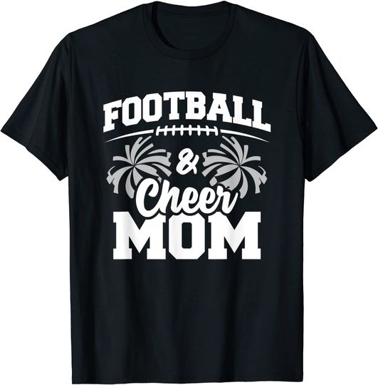 Football Cheer Mom - High School Cheerleader - Cheerleading T-Shirt
