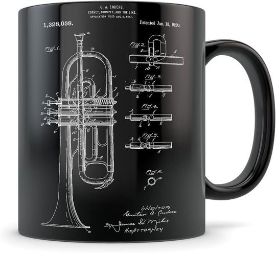 Trumpet Best Invention Patent Mug