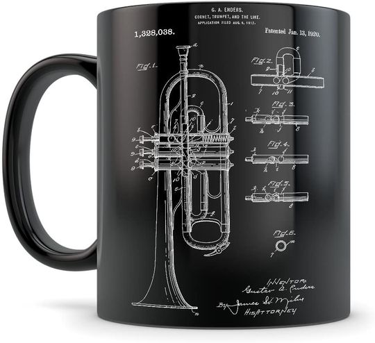 Trumpet Best Invention Patent Mug