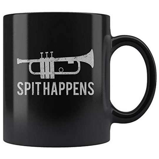 Trumpet Spit Happens Coffee Mug