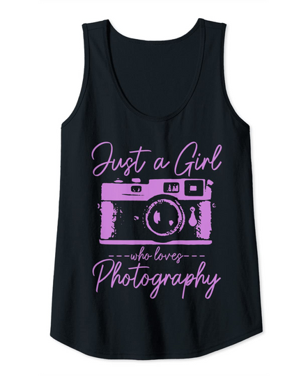 Just A Girl Who Loves Photography Tank Top