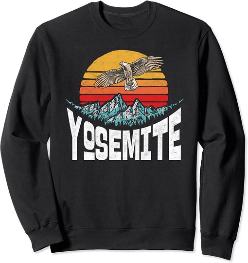 Bald Eagle Yosemite National Park Sweatshirt
