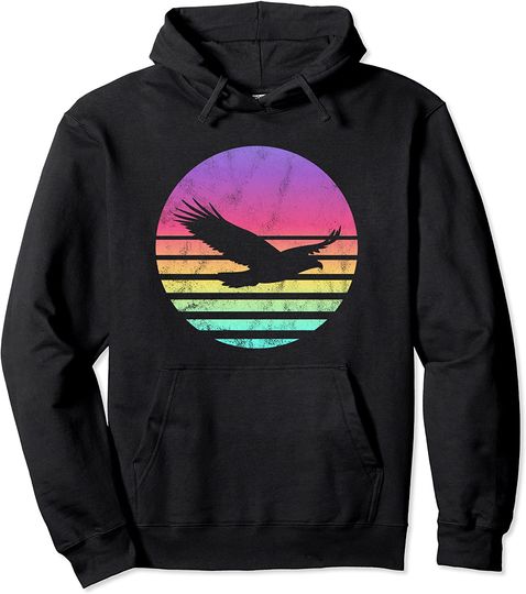 Bald Eagle Graphic Pullover Hoodie