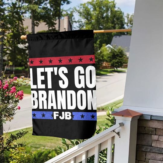 Let's Go Brandon Garden Flag Vertical Double Sided Polyester Home Garden Flag