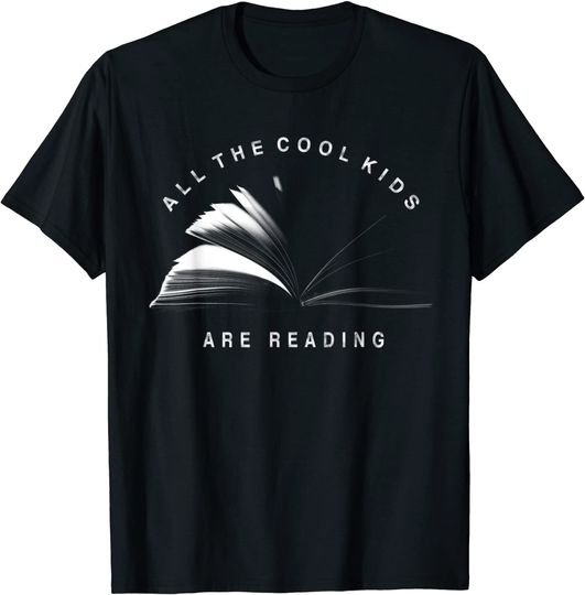 Discover All the Cool Kids Are Reading Book Vintage Retro Sunset T-Shirt