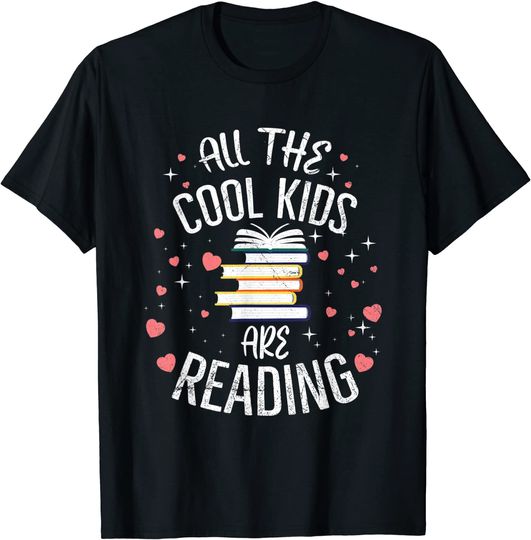 Discover All The Cool Kids Are Reading Book Nerd Bookworm T-Shirt