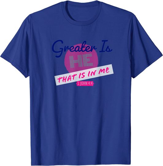 Discover He Is Greater Than Me T-Shirt