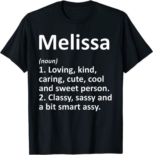 Zombie Melissa Definition Personalized T-Shirt