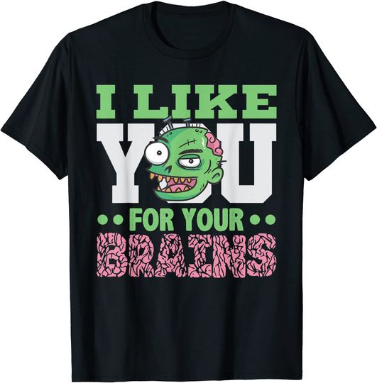 Zombie Melissa Scary Zombie Like Your Brain T-Shirt