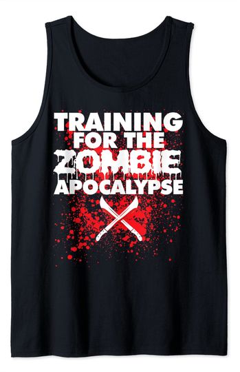 Zombie Melissa Training For The Zombie Apocalypse Tank Top