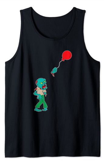 Zombie With Balloon Fans Tank Top