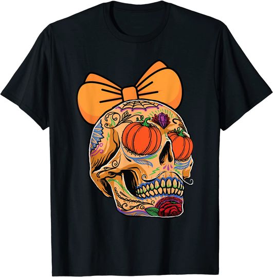 Discover Pumpkin Skull T-Shirt
